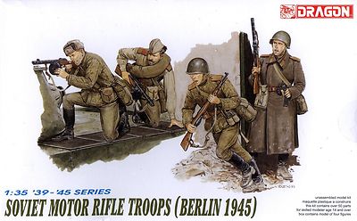 Dragon 1/35 6019 WWII Soviet Motor Rifle Troops (Berlin 1945) (4