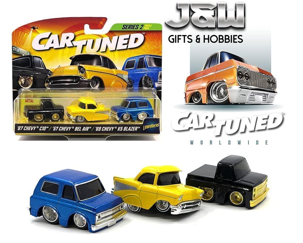 CarTuned Lowriders Series 2 Stylin' & Profilin' 3 Pack 2024 1/64