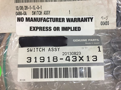31918-43X13 Nissan Pathfinder Inhibitor Switch NEW OEM