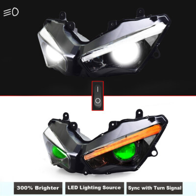 KT Full LED Headlight Assembly for Kawasaki ZX-4R ZX-4RR 2023 | eBay