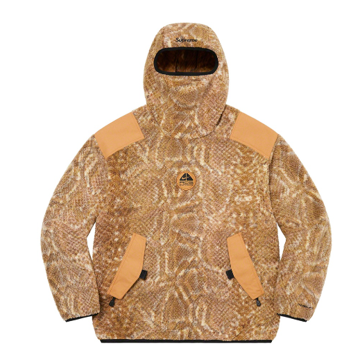 Supreme Nike ACG Fleece Pullover Gold Snakeskin XL Ninja DN3256