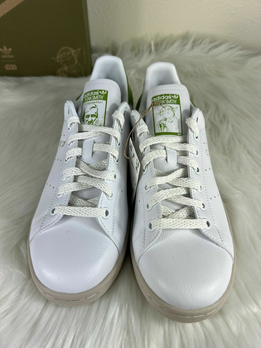 Adidas Originals Stan Smith X Star Wars Yoda White Green Mens
