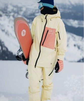 Burton AK Cyclic GORE-TEX 2L Men's Size S Snowboard Jacket Yellow
