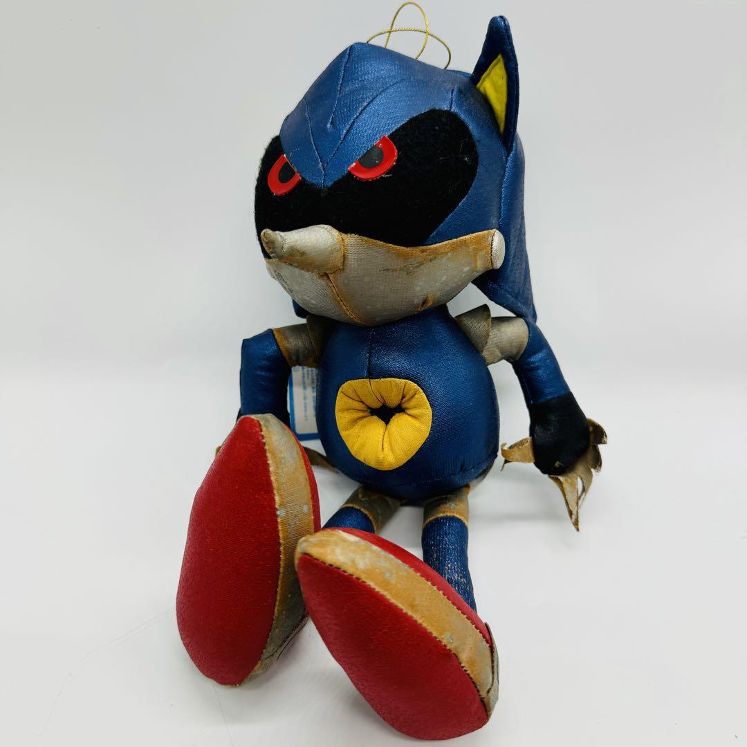 Metal Sonic Plush Sonic The Fighters SEGA 1996 Rare Collector Doll