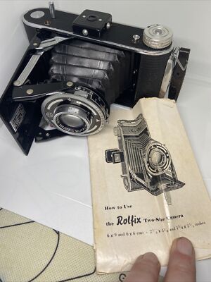 Vintage German Franka Rolfix 6x9 6x6 Folding Camera | eBay