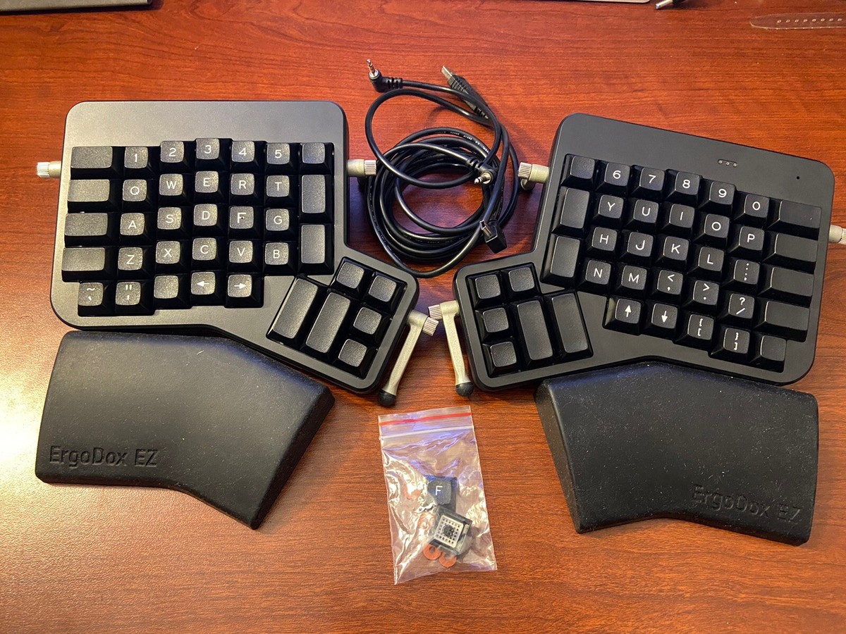 ErgoDox EZ Ergonomic Split Mechanical Keyboard Cherry Black Switch