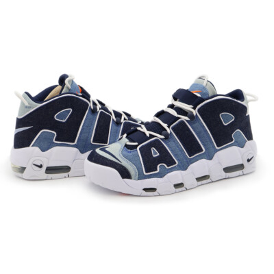CJ6125-100 Nike Air More Uptempo 96 Denim White Obsidian Total