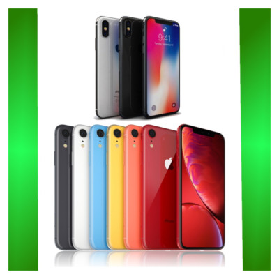 Apple iPhone X/XR 64GB-256GB Unlocked Verizon Pine Cellular Clean