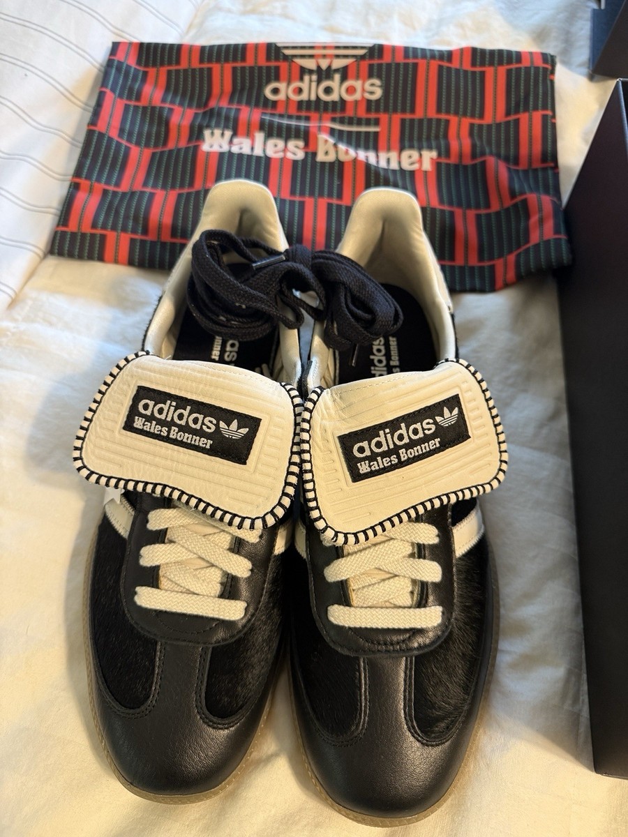 Adidas Samba Pony Tonal x Wales Bonner Core Black | IE0580 Size 13