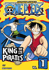 One Piece - Vol. 1: King of Pirates (DVD, 2006, Edited Dubbed) for