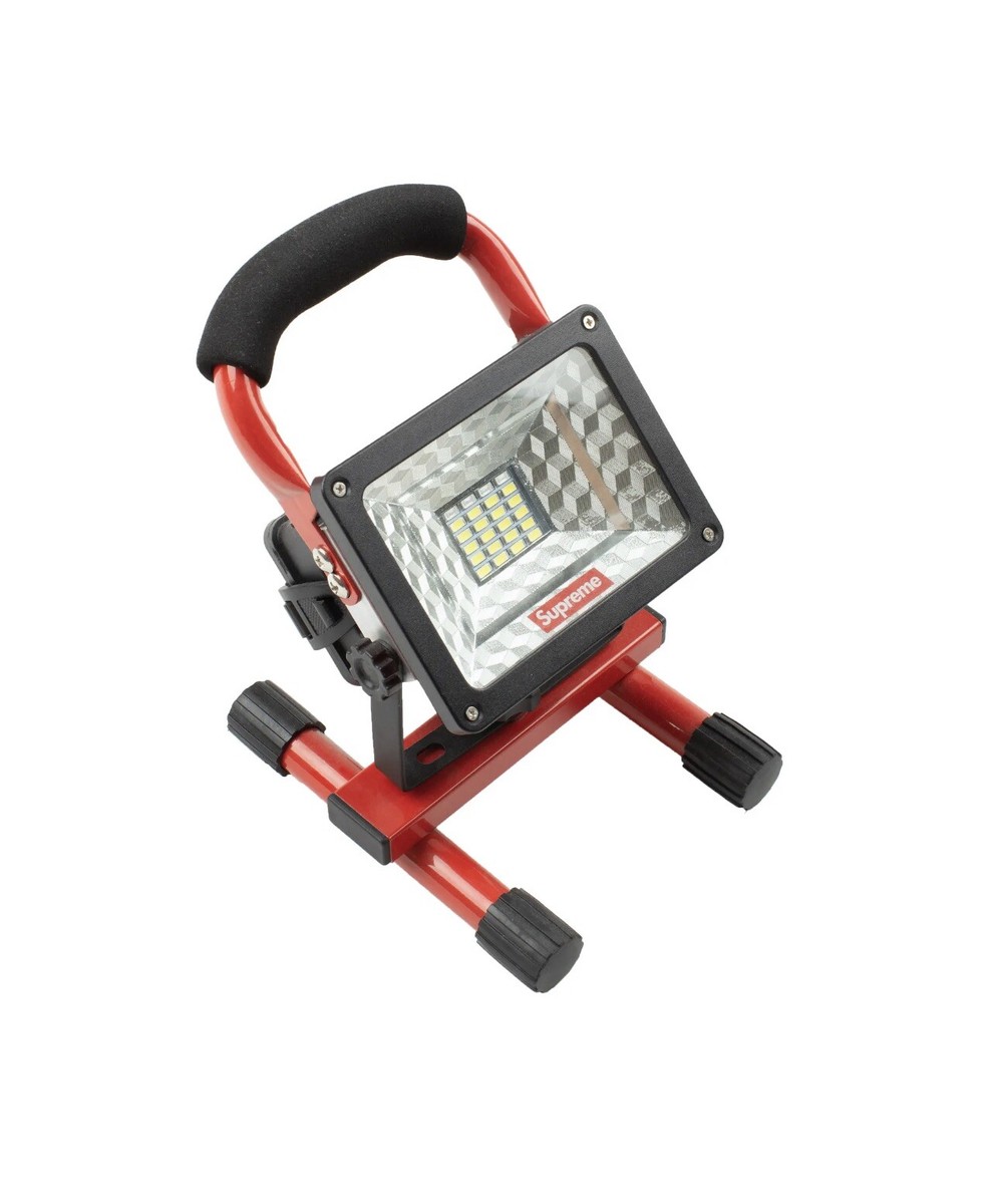 Supreme Cordless Floodlight Lamp Red FW16 New W/tags Box Ships Now