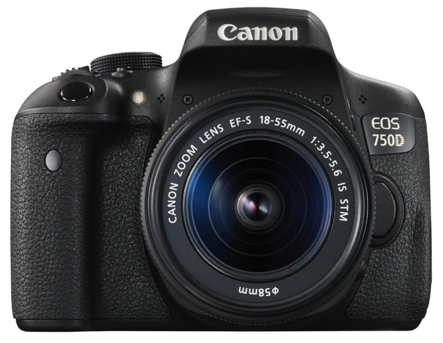 Canon EOS EOS 750D 24.2MP Digital SLR Camera - Black (Kit with 18