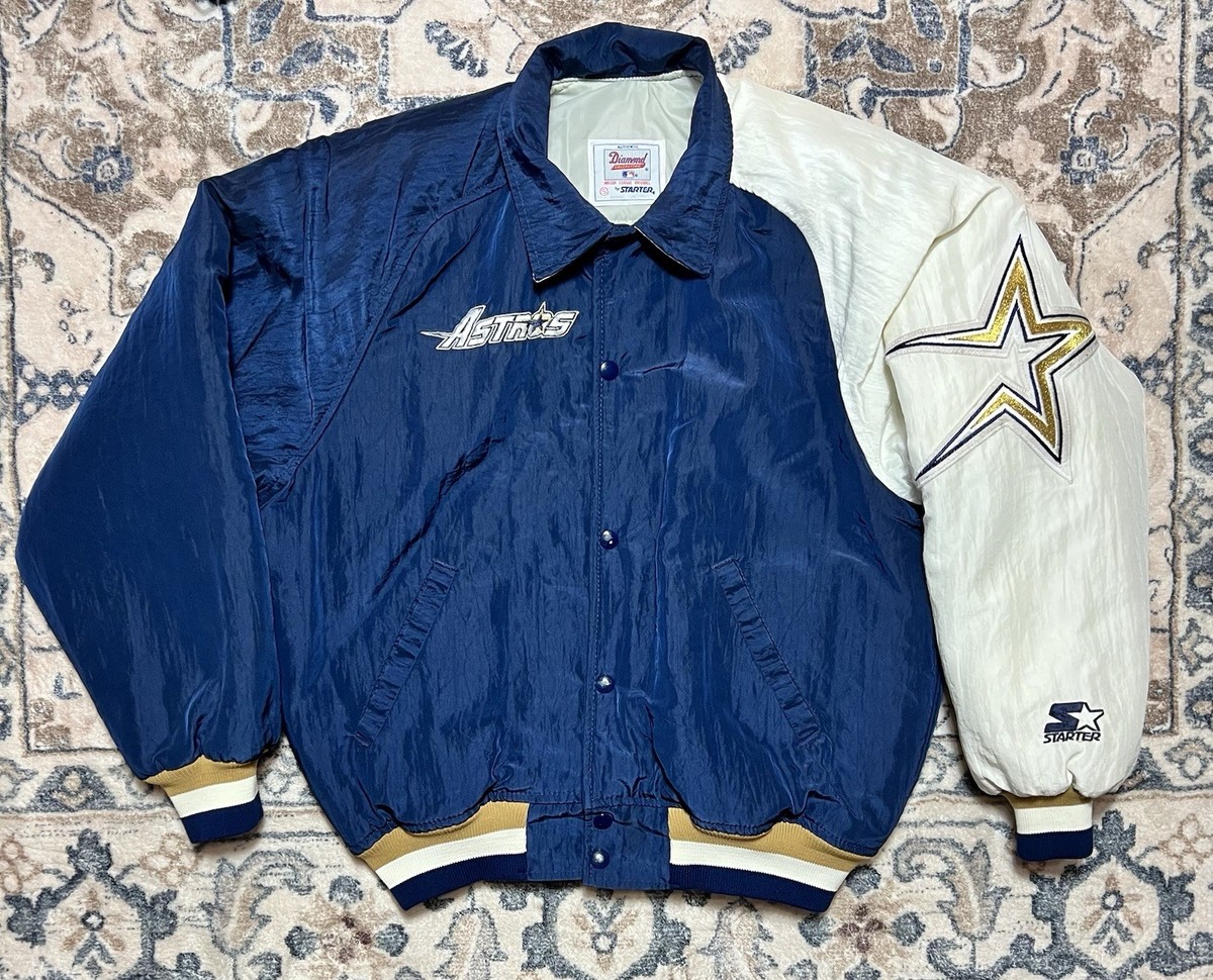 Vintage 90s Houston Astros Starter Jacket ORIGINAL USA Made Selena