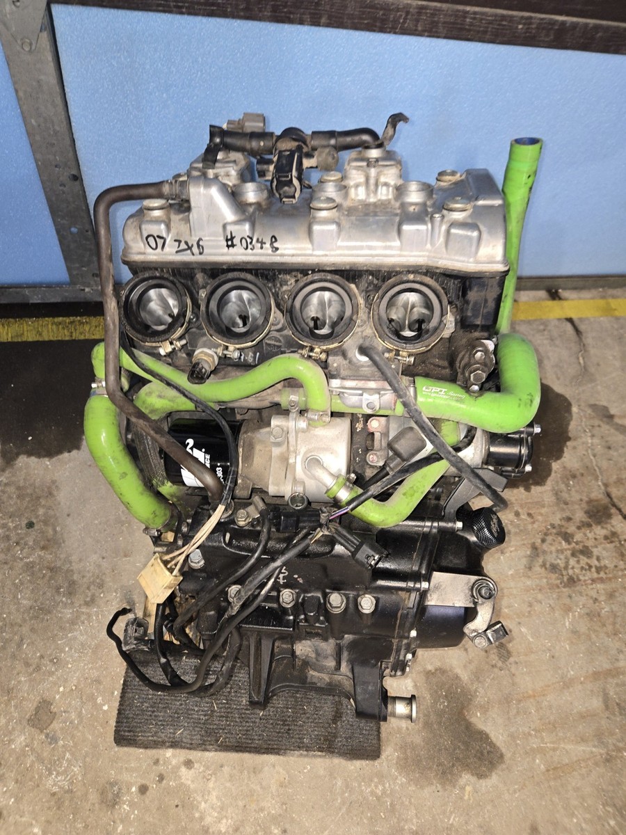 2007-2008 KAWASAKI NINJA ZX6R ZX6 OEM ENGINE MOTOR #0348 | eBay