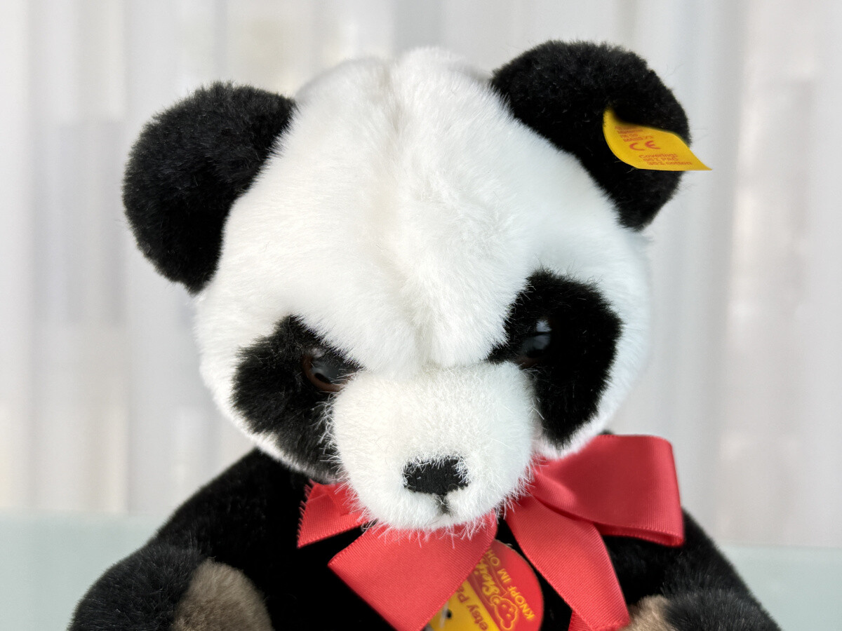 Steiff Tier 013454 Panda Petsy Bär 27 cm Top Zustand. | eBay