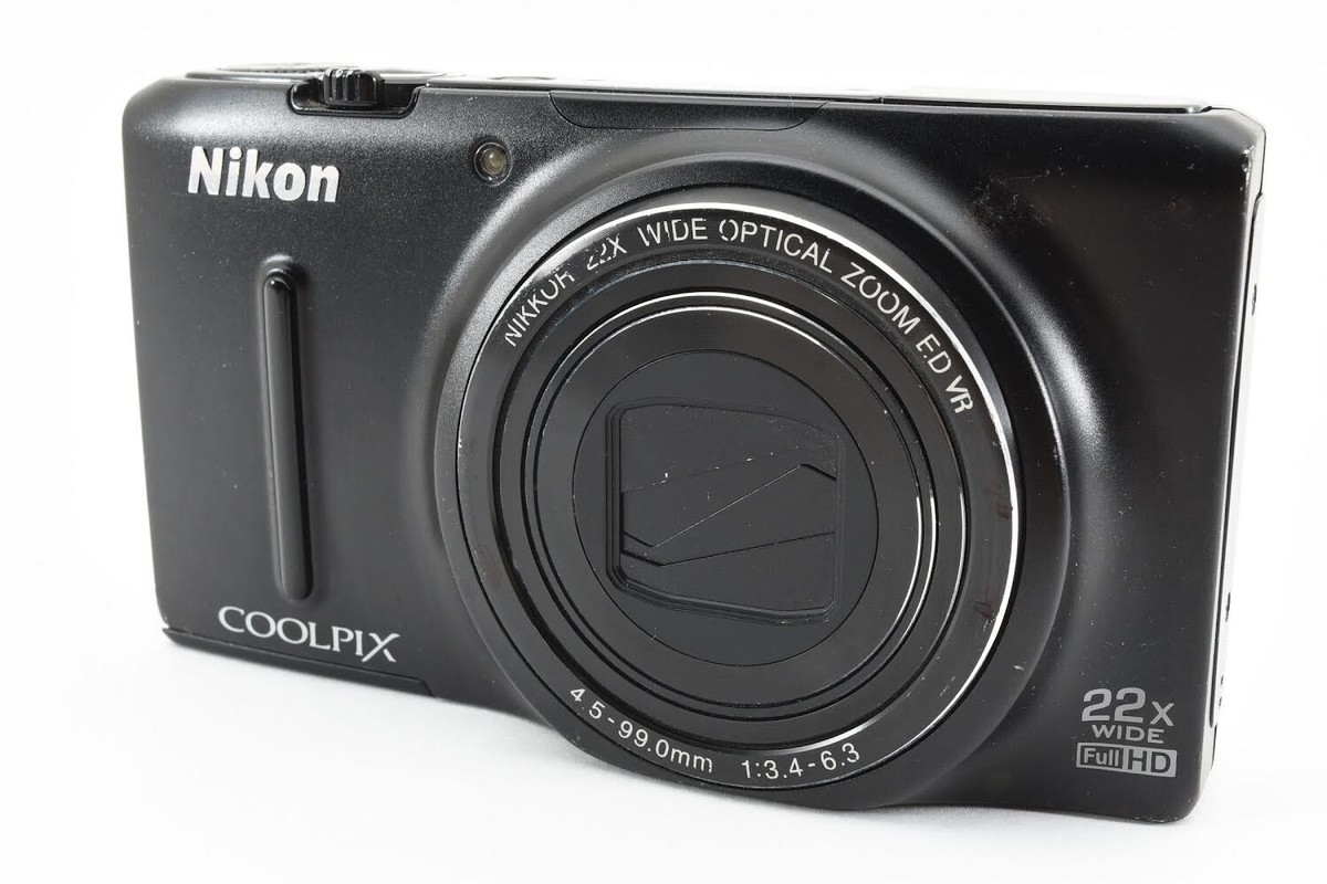 Nikon Coolpix S9500 compact digital camera - black *tested | eBay