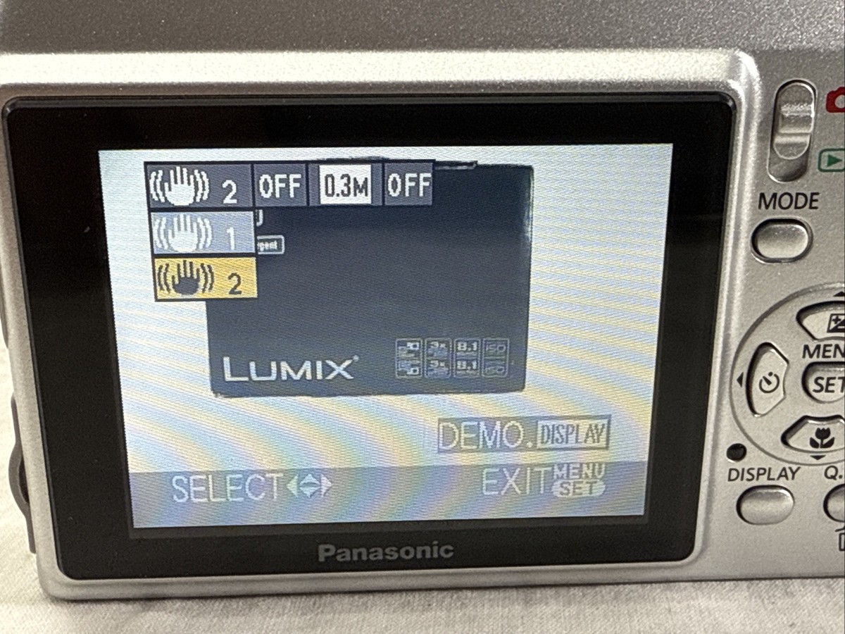 Panasonic LUMIX DMC-LS80 8.1MP Digital Camera - Silver for sale