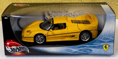 Hot Wheels Ferrari F50 Yellow 1:18 | eBay
