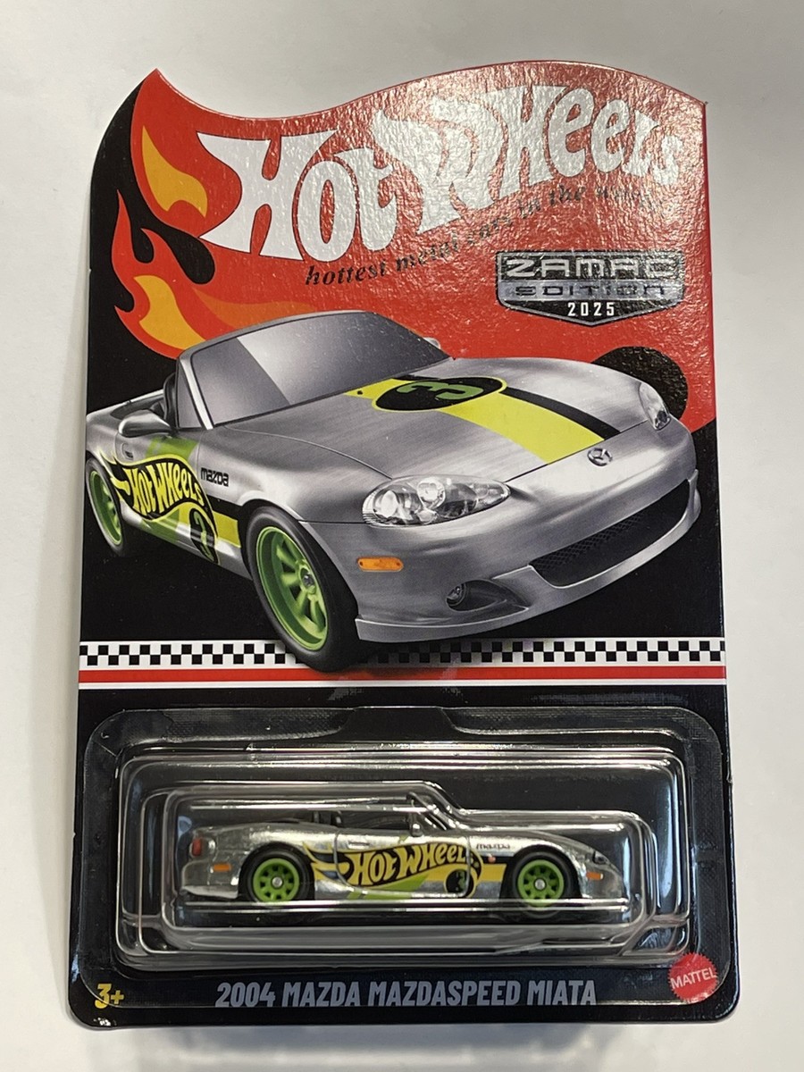Hot Wheels 04' Mazda speed Miata Zamac 2025 Mail In Exclusive FREE