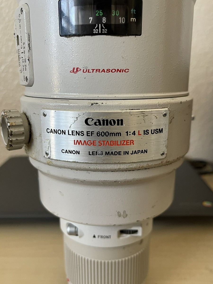 Canon EF 600mm 1：4 ULTRA SONIC 望遠レンズ Canon EF 600mm 1：4