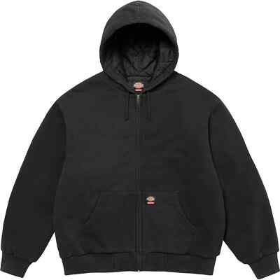 Supreme x Dickies Quilted Lined Zip Up Hooded Sweatshirt 5colors