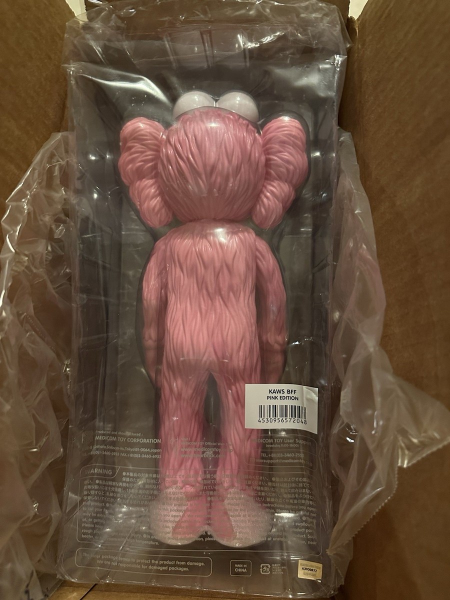 KAWS BFF Open Edition Vinyl Figure - Pink - 100% AUTHENTIC BRAND