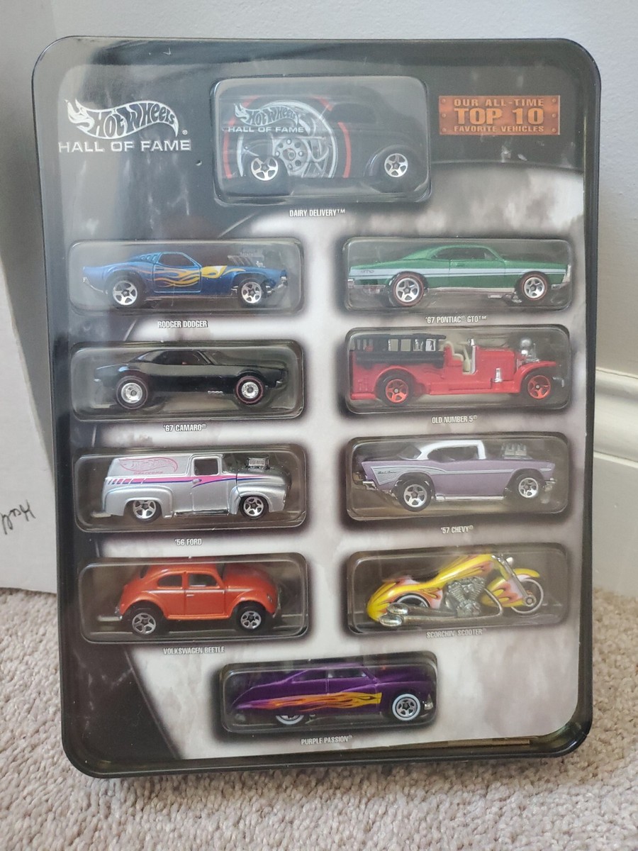 Hot Wheels Hall of Fame All Time Top 10 Favorites Collector Set