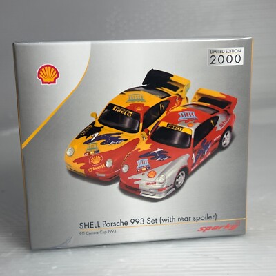 1/64 TINY X Sparky SHELL Porsche 911 993 Carrera Cup 1993 Combo w
