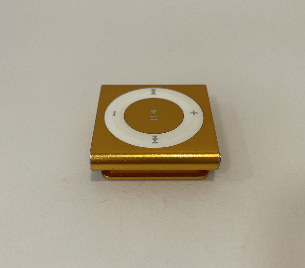 Apple iPod shuffle 4th Generation Orange (2 GB) Works Great