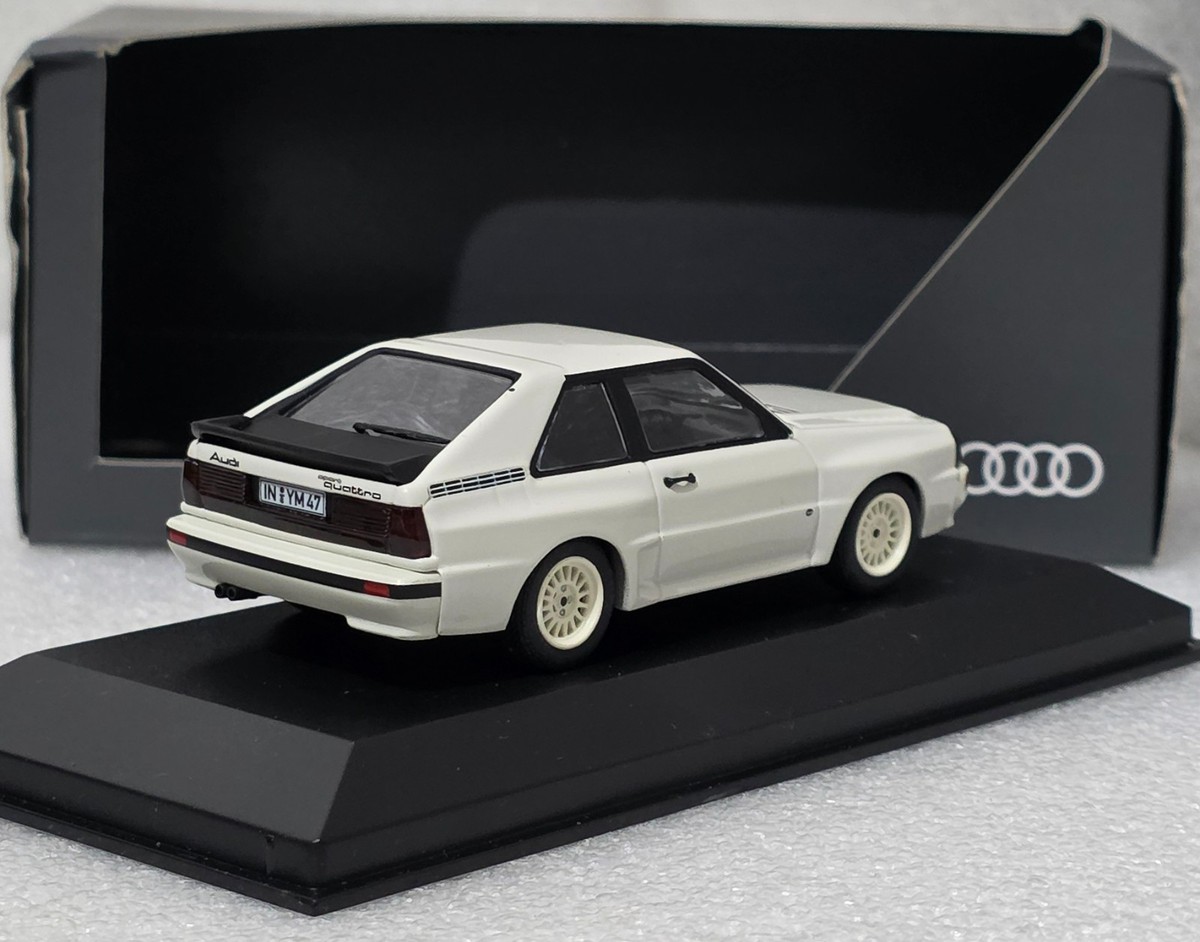 Audi Sport Quattro 1984 White 1:43 Minichamps A5-5785 Dealer Ed