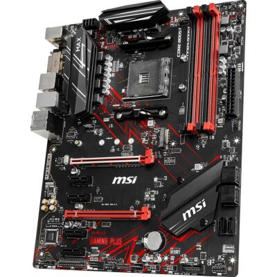 MSI B450 Gaming Plus MAX ATX Gaming Motherboard USB-C SATA 3.0 AM4