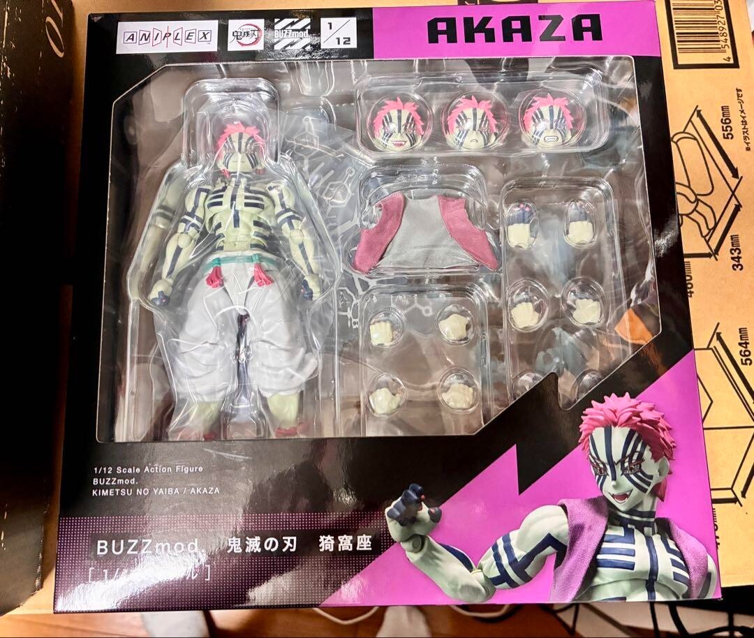 AKAZA Figure BUZZmod. KIMETSU NO YAIBA DEMON SLAYER ANIPLEX Japan