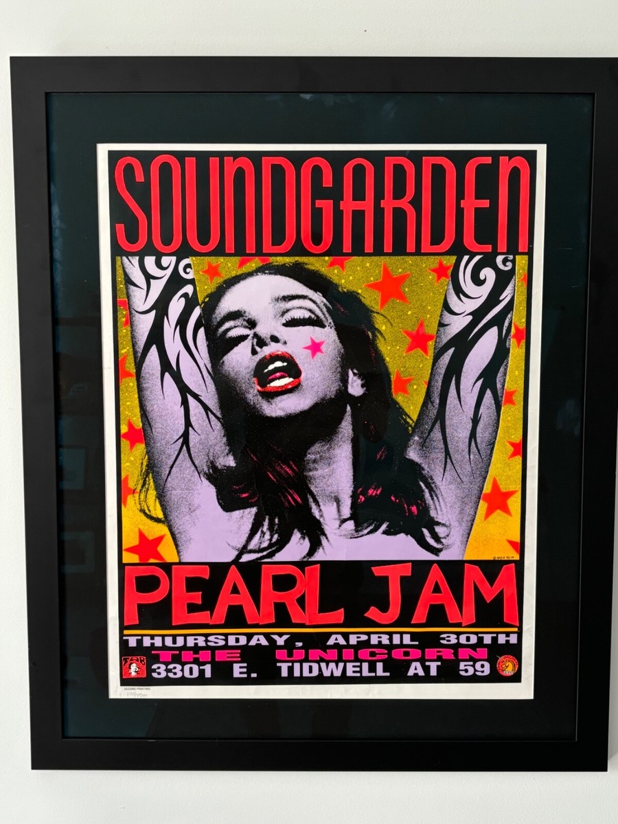 Pearl Jam Soundgarden Kozik Poster | eBay