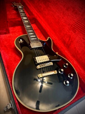 Greco EG-1000 Les Paul Custom Black 1978 Japan Vintage Guitar W/ U