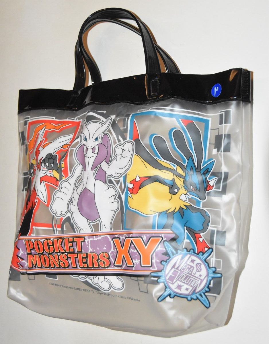 Pocket Monsters XY Mega Evolution Reusable TOTE BAG Pokemon Game