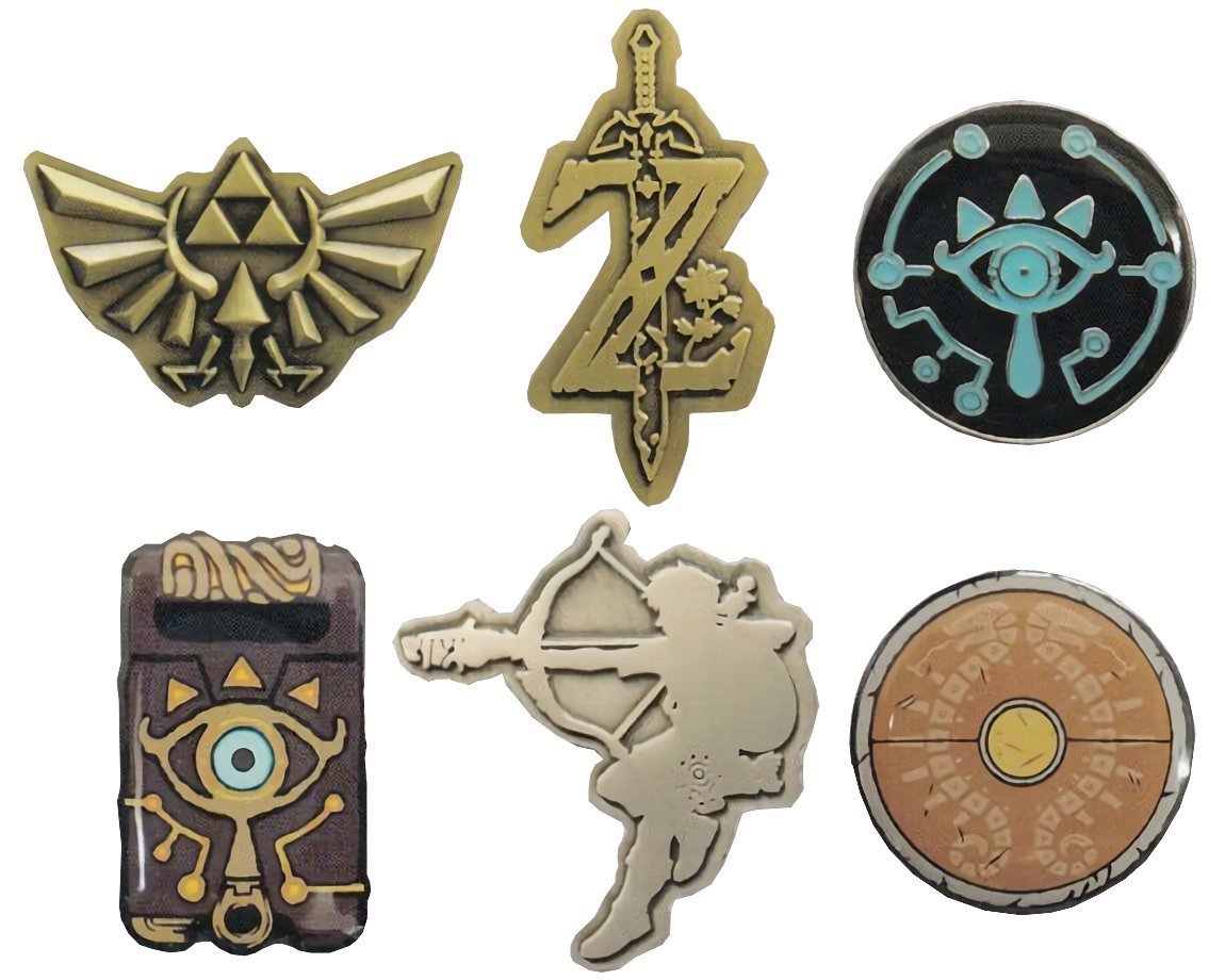 Legend of Zelda: Breath of the Wild Pin Badge Collection (2017