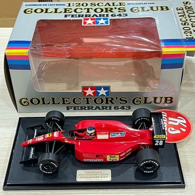 Tamiya 1/20 Collector's Club Ferrari 643 Diecast model with case