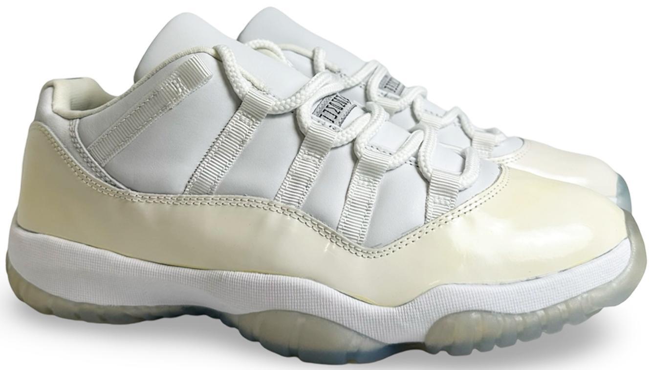 Size 15 - Air Jordan 11 Retro Low White Light Zen Grey for sale
