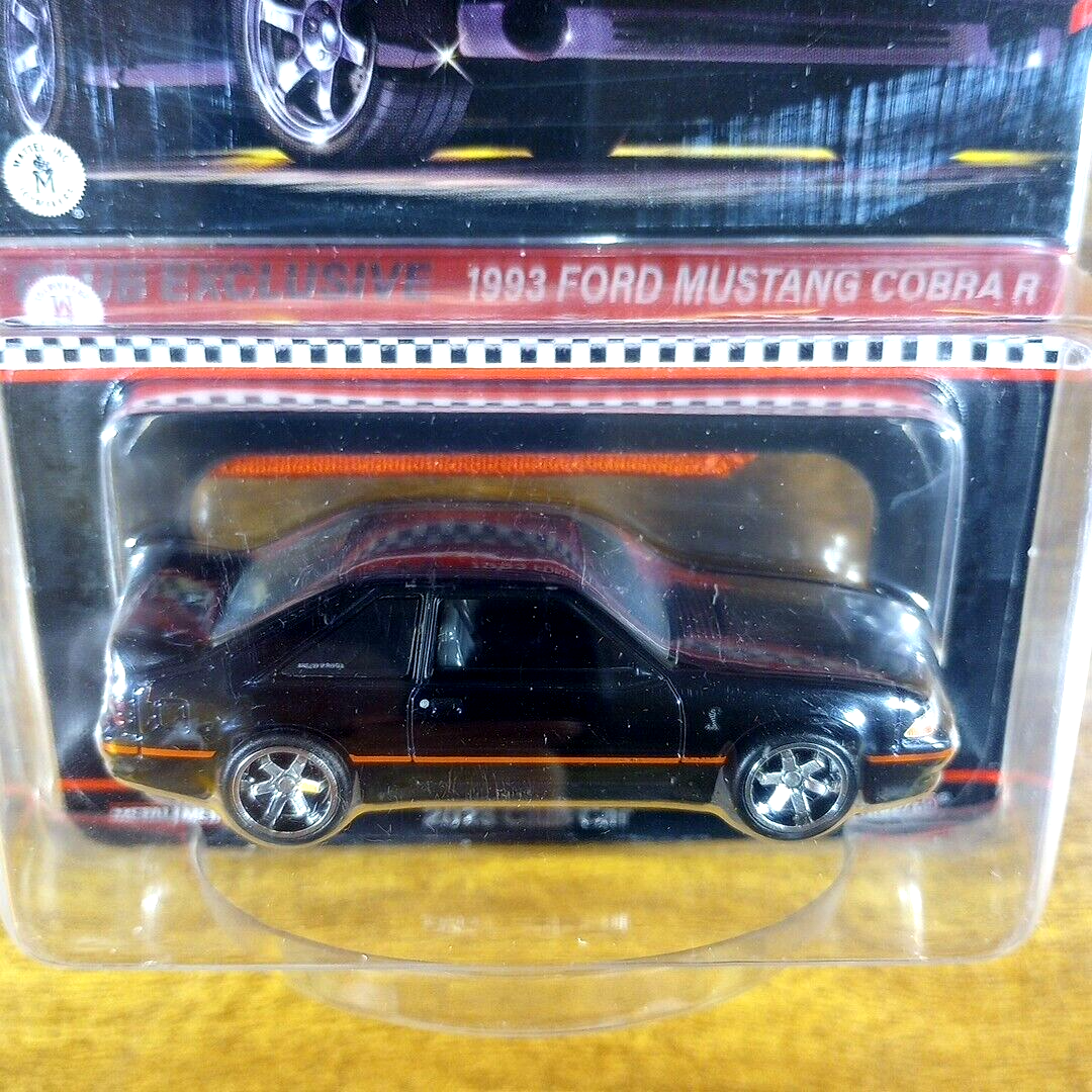 Hot Wheels RLC Club Exclusive 1993 Ford Mustang Cobra R Black Pin