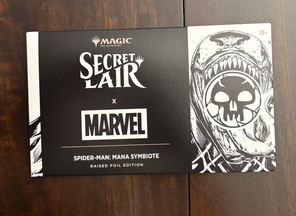 MTG Secret Lair x Marvel's Spider-Man: Mana Symbiote Raised Foil