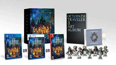 Octopath Traveler II Collector's Edition PS5 Switch + Bust Figures