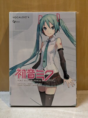 CRYPTON VOCALOID4 Hatsune Miku V4X English bundle F/S DVD Software