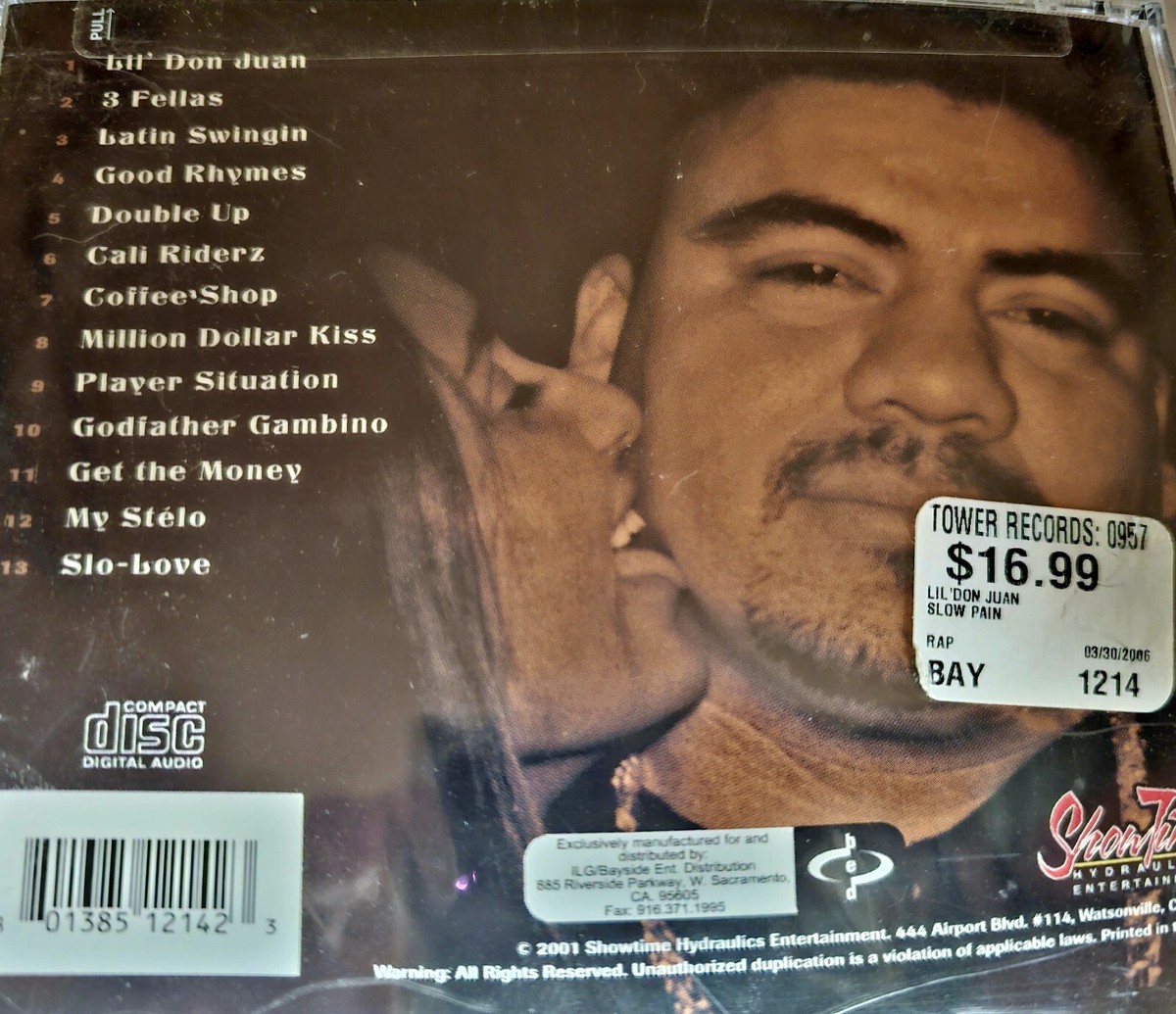 Slowpain lil Don Juan SUPER RARE LIMITED Chicano Rap CD | eBay