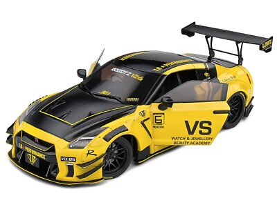 NISSAN SKYLINE GT-R (R35) LIBERTY WALK RHD YELLOW 1/18 DIECAST