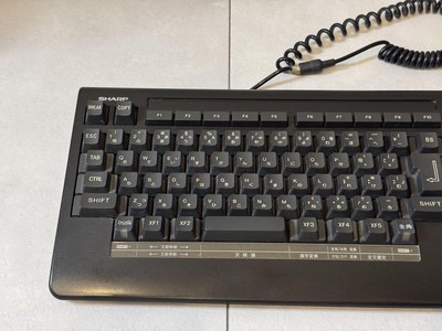 X68000用 SHARP 純正キーボード ブラック DSETK0022CE02 シャープ
