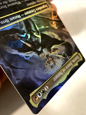 MTG Storm, Force of Nature RAINBOW FOIL Secret Lair x Marvel 1742