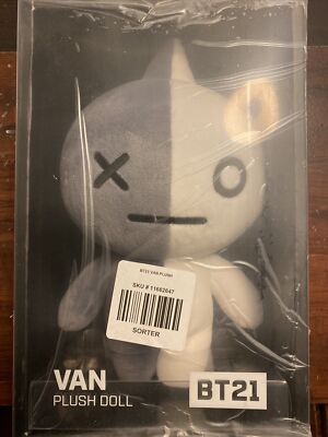 Official BTS BT21 Baby Van Plush Line Friends Stuffed Animal Van