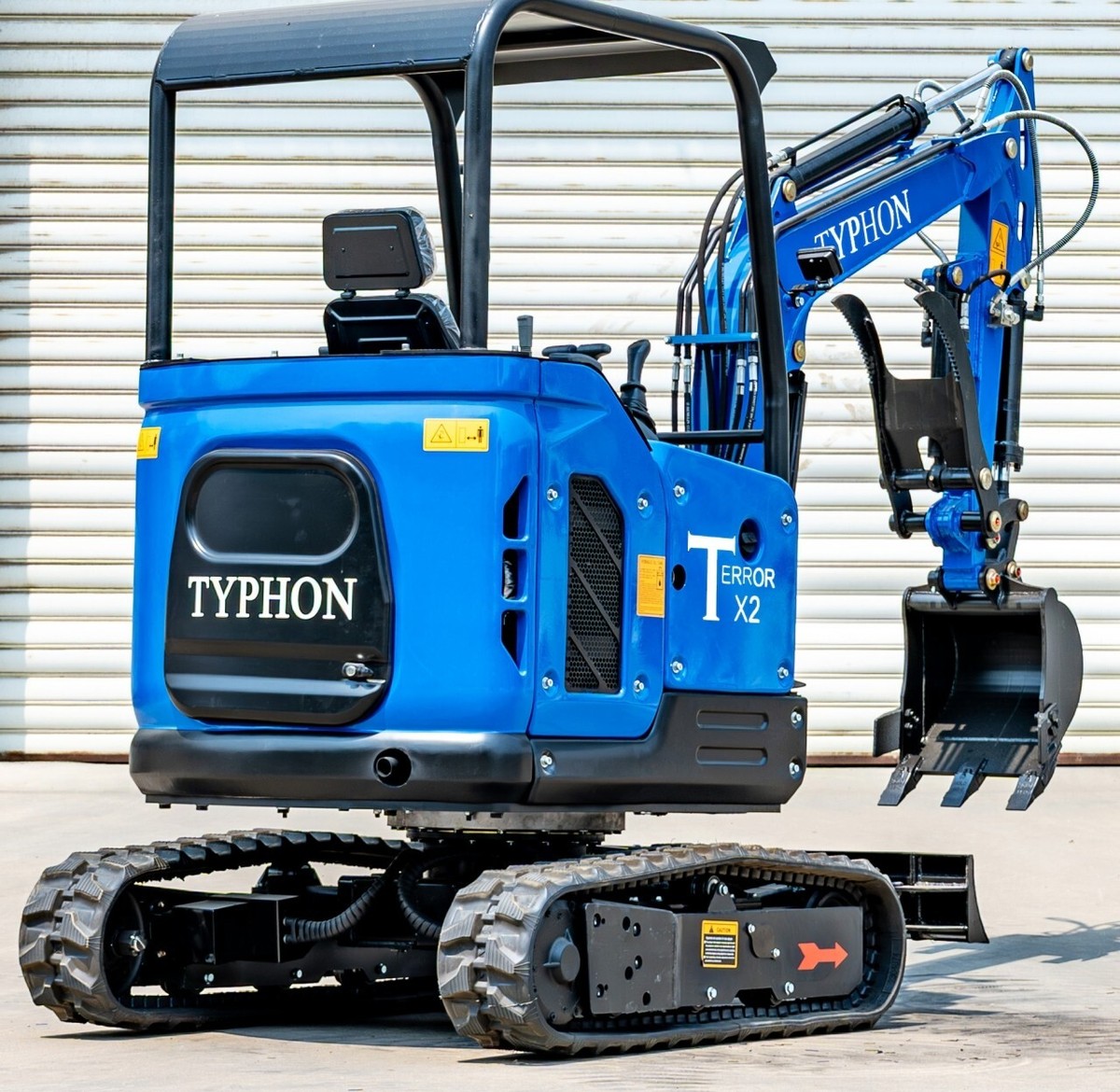 TYPHON TERROR X2 STORM Mini Excavator 2.5 Ton Diesel Kubota V1505