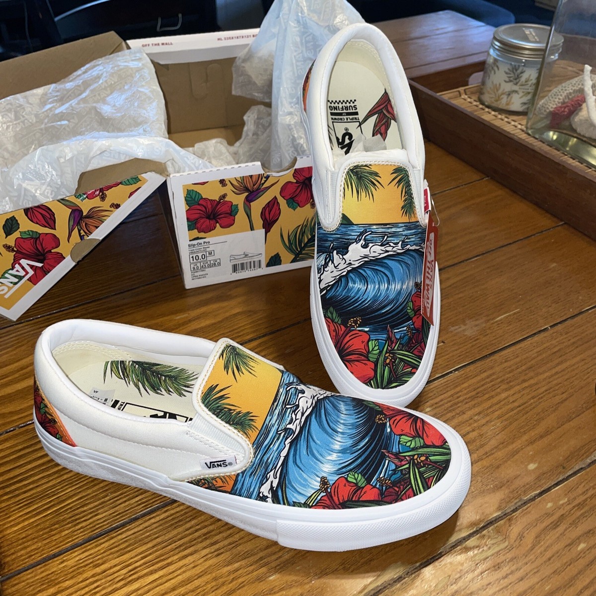 2019 Vans Triple Crown of Surfing Limited Slip-on Shoe Size 10
