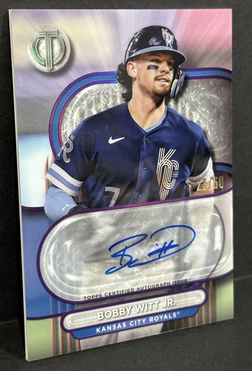 2024 Topps Tribute MLB Kansas City Royals Bobby Witt Jr. On Card